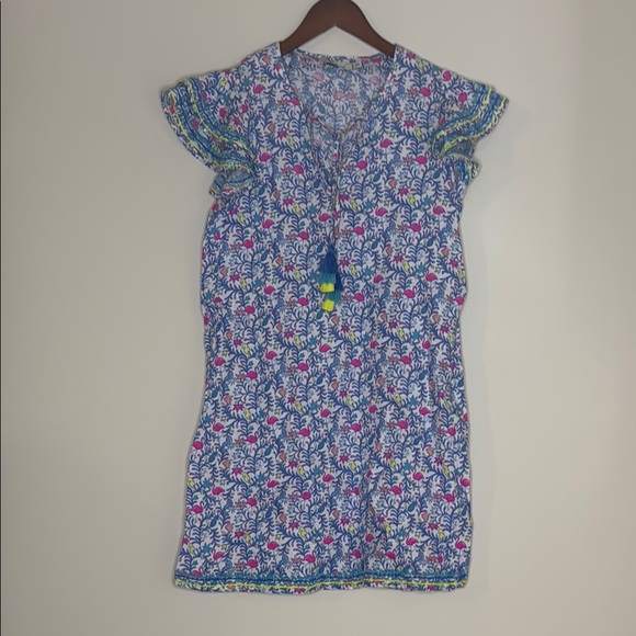 Vineyard Vines Dresses & Skirts - Vineyard Vines Floral Print Dress with Tassel